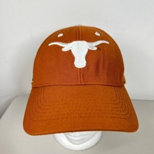 Texas Longhorns NCAA Big XII Baseball Hat Burnt‎ Orange Strapback Top of World